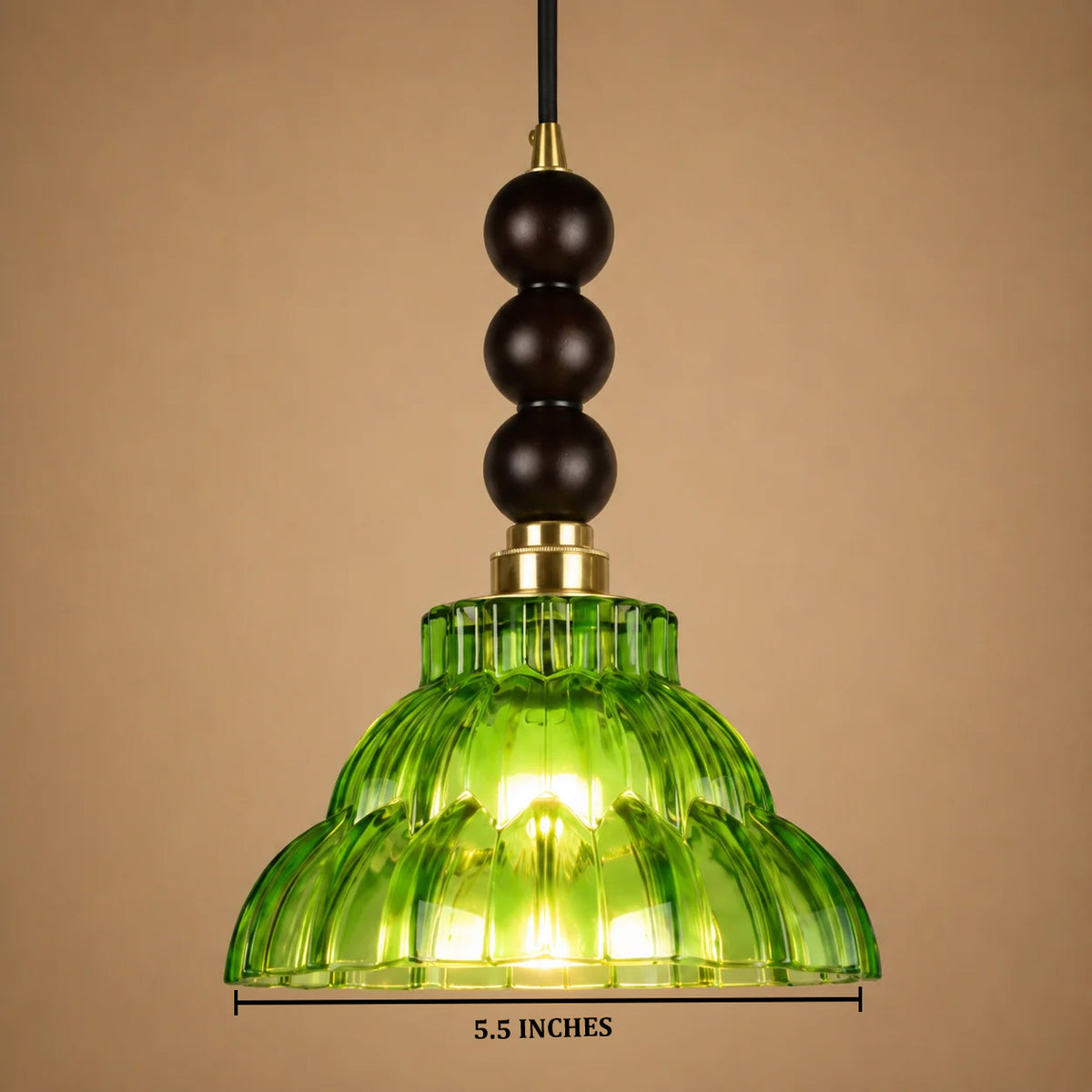 Rainleaf Bell Pendant Light For Home  & Item  for Home Decoration - Green