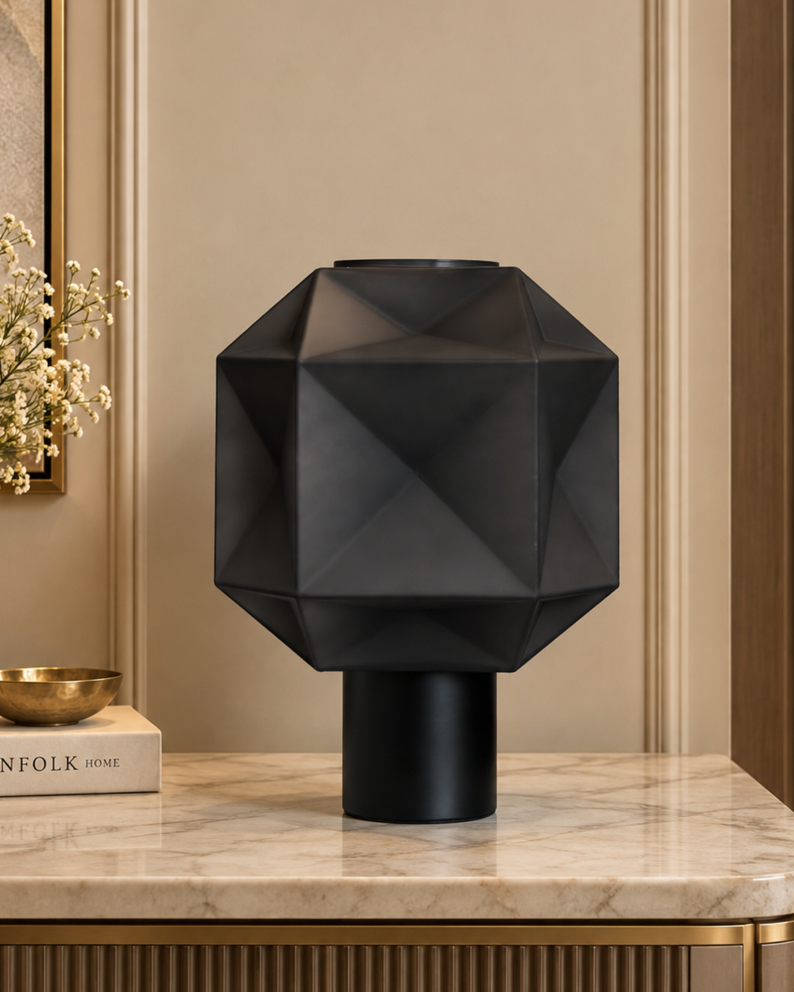 Geometric Glow Designer Table Lamp for Home & Home Decoration Items (Italian Designer Collection)
