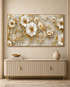 Songbird Among the Blossoms Crystal Glass Painting & Wall Decoration Items