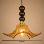 Ebon Flora Pendant Light For Home  & Item  for Home Decoration - Amber