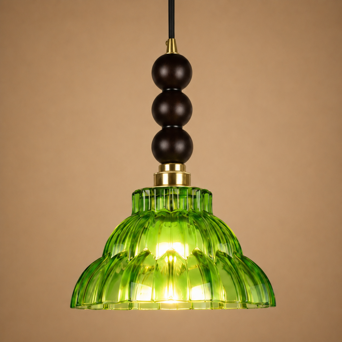 Rainleaf Bell Pendant Light For Home  & Item  for Home Decoration - Green