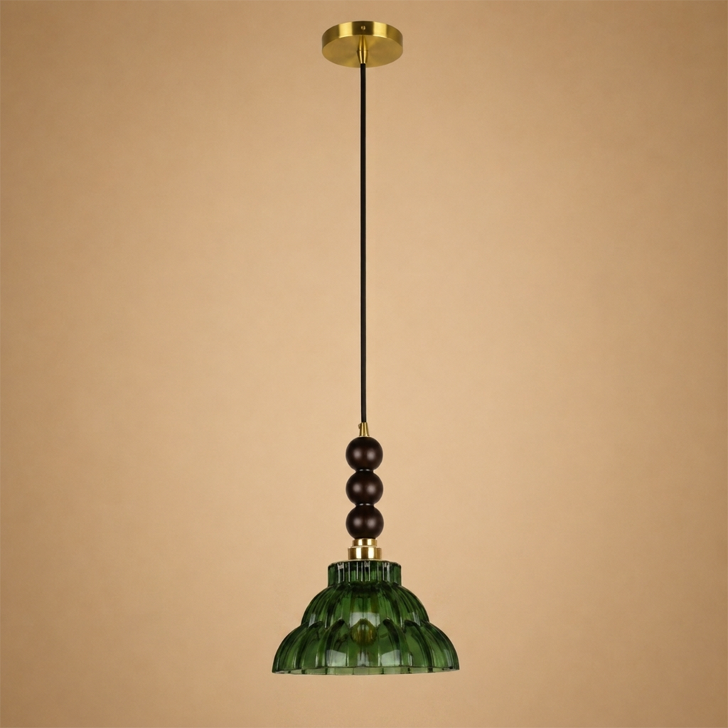 Rainleaf Bell Pendant Light For Home  & Item  for Home Decoration - Green