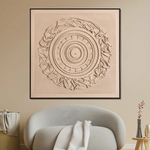 Whispering Meridian Modern Wall Art (40 x 40 Inches)