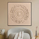 Whispering Meridian Modern Wall Art (40 x 40 Inches)