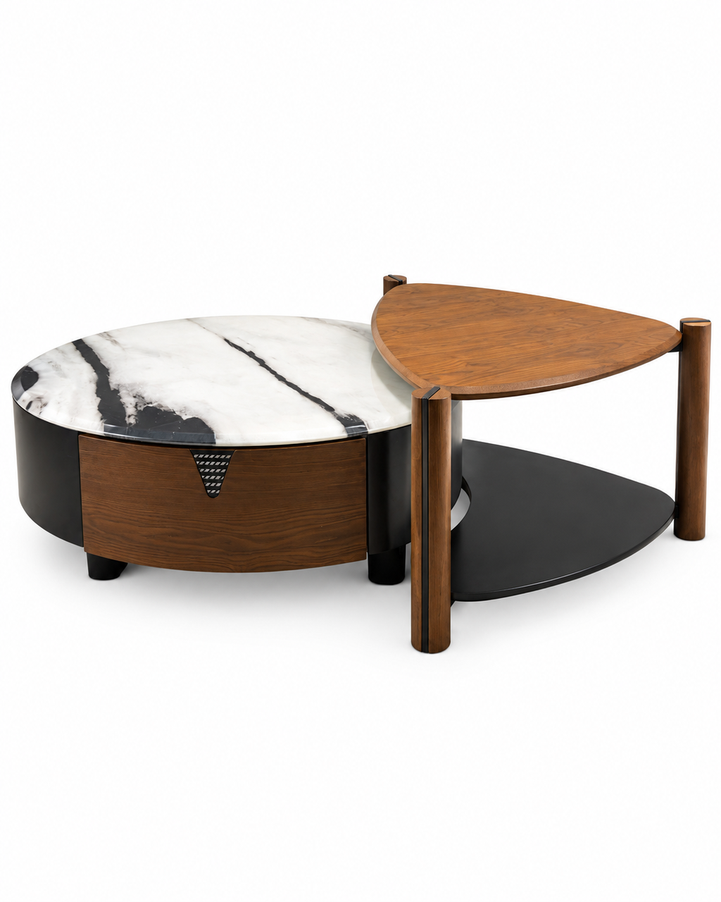 Axis Curve Centre Table for Living Room (Stainless Steel)