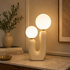 Lumora Table Lamps for Home & Item for Home Decoration -Beige