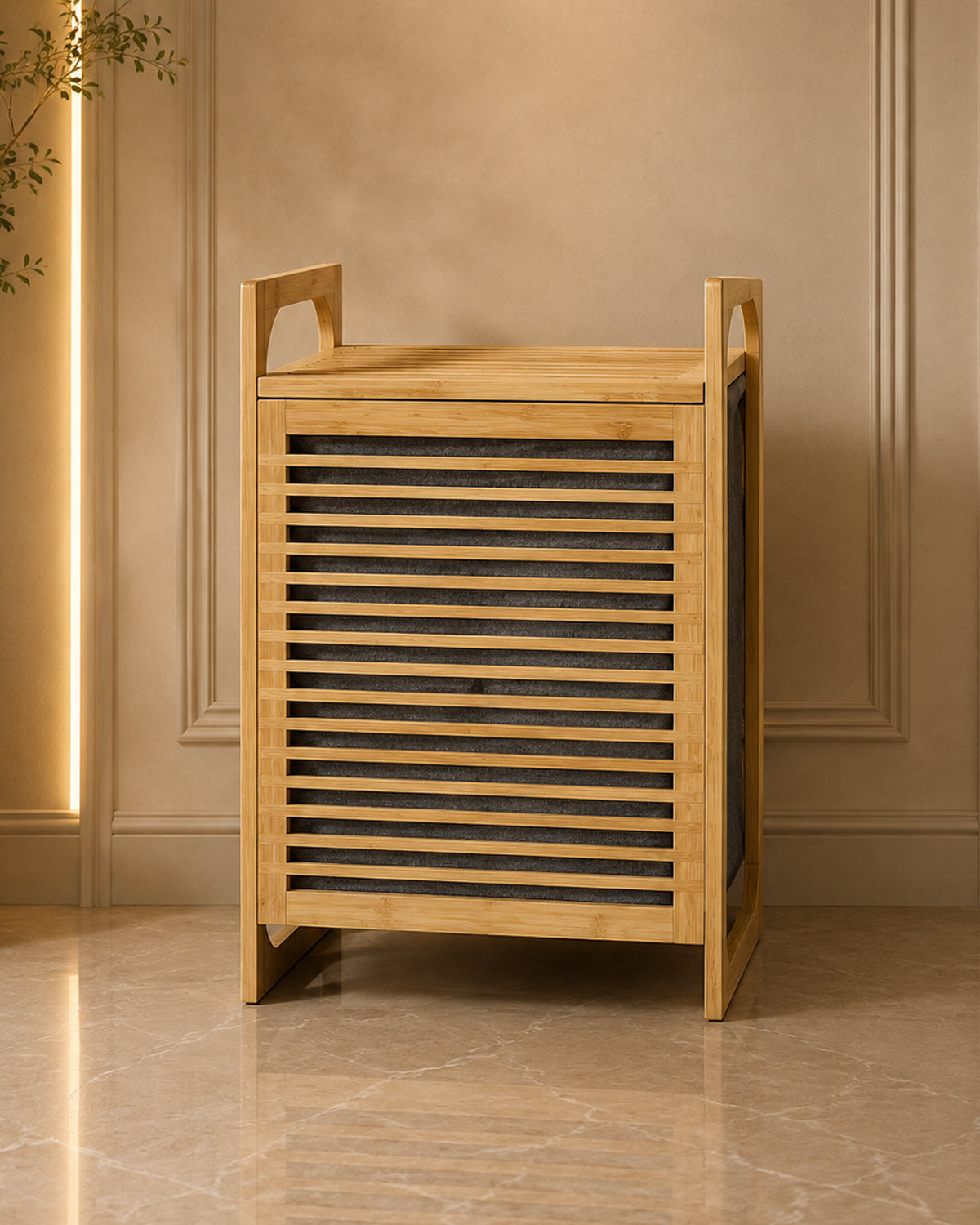 Slatted Haven Laundry basket for clothes