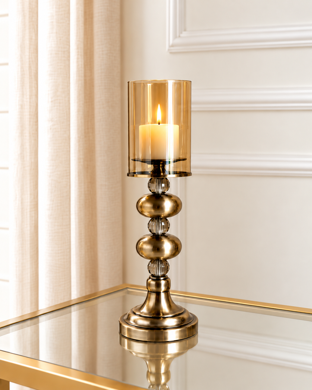 Royal Elegance Candle Stand For Home & Item for Home Decoration - Medium