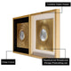Cosmic Brilliance Shadow Box for Wall Decoration - Black
