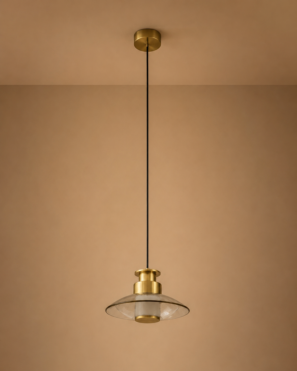 Golden Eclipse Pendant Light For Living Room & Home Decoration item - Grey