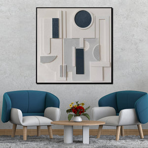 Urban Tranquility Modern Wall Art (40 x 40 Inches)