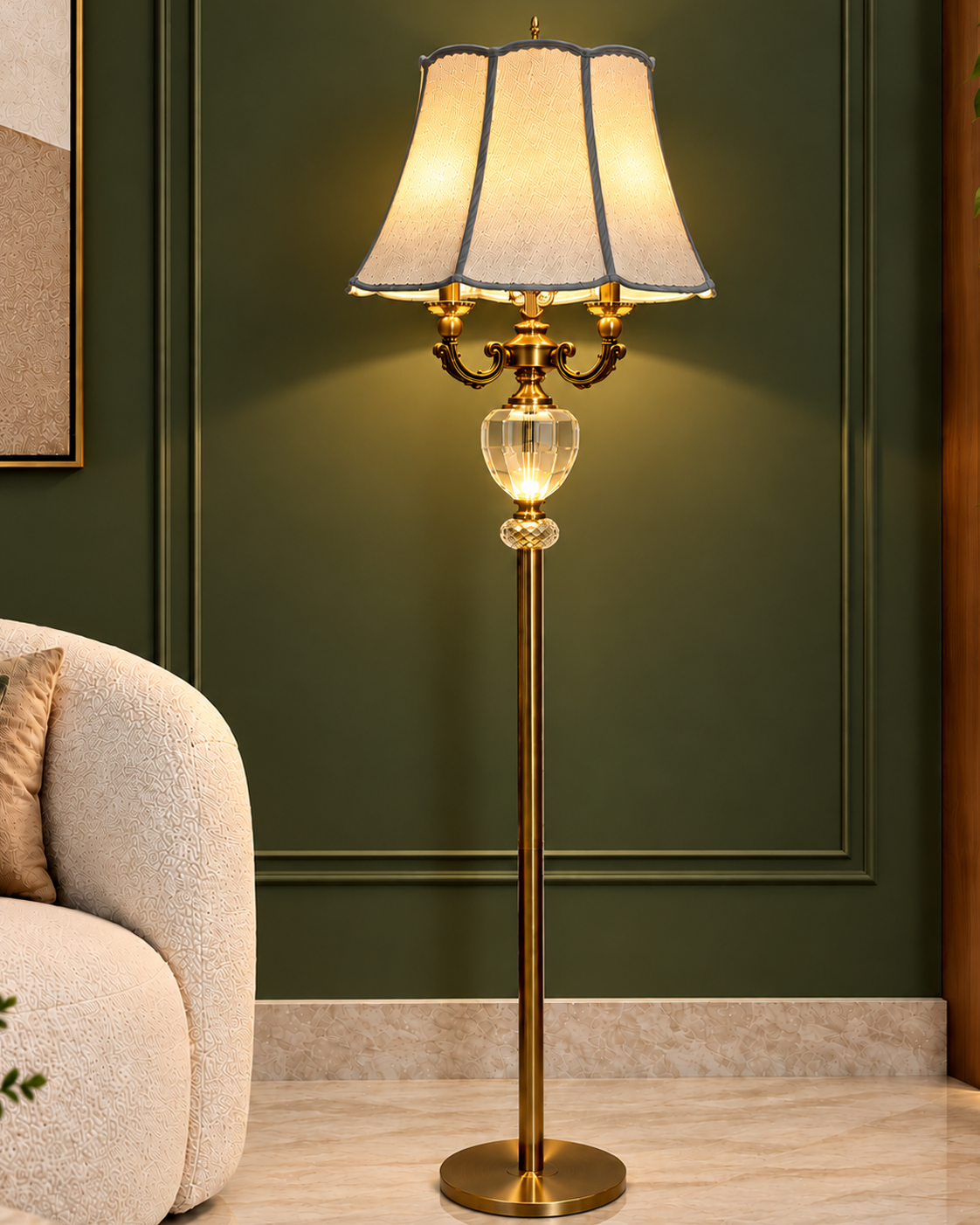 Versailles Classic Designer Floor Lamps for Living Room