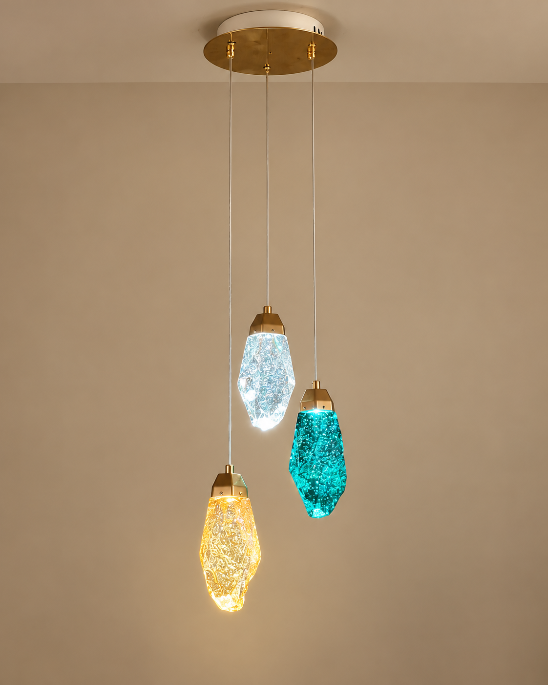 Orlisse Pendant Lamp For Home & Item for Wall Decoration - Three Pendant