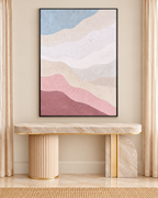 Waves of Expressio Wall Hand Paintings for Home ( 32 x 47 Inches ) (N)
