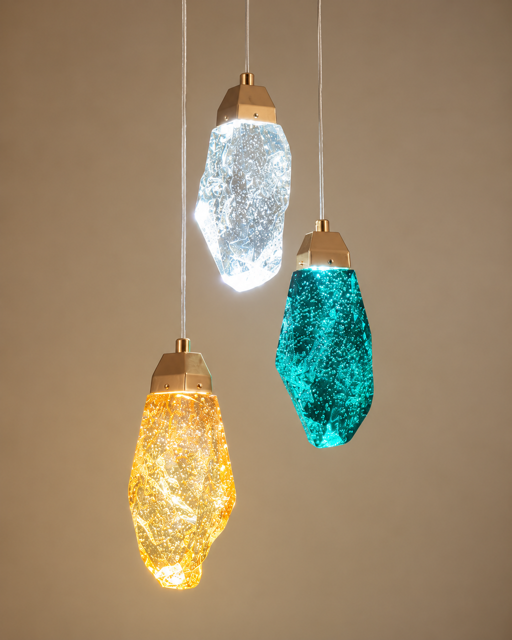 Orlisse Pendant Lamp For Home & Item for Wall Decoration - Three Pendant