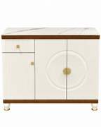 Viona Halo Storage Cabinet and Console Table For Home & Crockery Storage Cabinet / Crockery Unit
