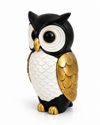 Golden Gaze Owl Home Decoration Showpiece & Items for Room Decoration - Medium