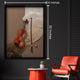 Musical Violin Pop Art Shadow Box
