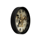 Moment Maker Luxury Designer Wall Clock With Moving Gear Mechanism Buy Wall Clock Online - Big (Steel Body)
