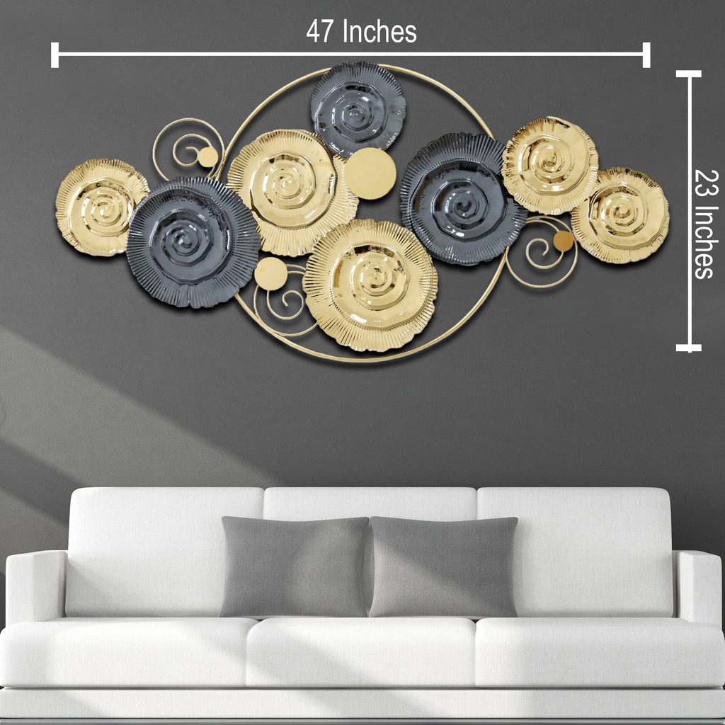 Galactic Waves Metal Art for Wall