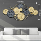 Galactic Waves Metal Art for Wall