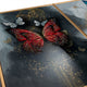 Flutter Strokes Crystal Glass Painting - Set of 3