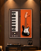Modern Music Pop Art Shadow Box & Wall Decoration Item