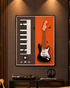 Modern Music Pop Art Shadow Box & Wall Decoration Item