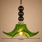 Ebon Flora Pendant Light For Home  & Item  for Home Decoration - Green