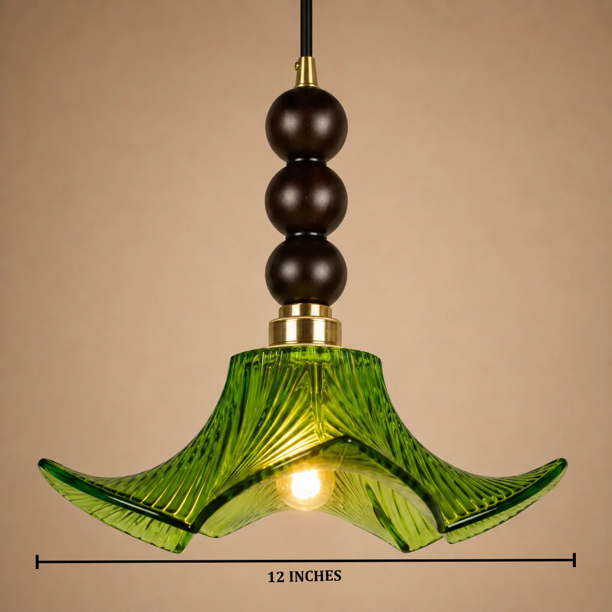 Ebon Flora Pendant Light For Home  & Item  for Home Decoration - Green