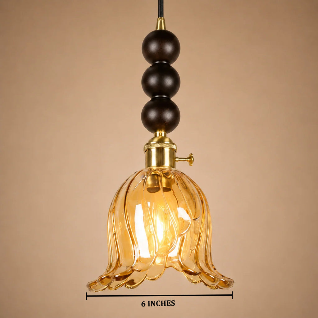 Forest Lily Pendant Light For Living Room & Item  for Home Decoration - Amber