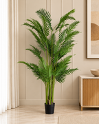 Majestic Areca Artificial Indoor Plant For Home ( 6.6 Feet ) (Natural Feel)