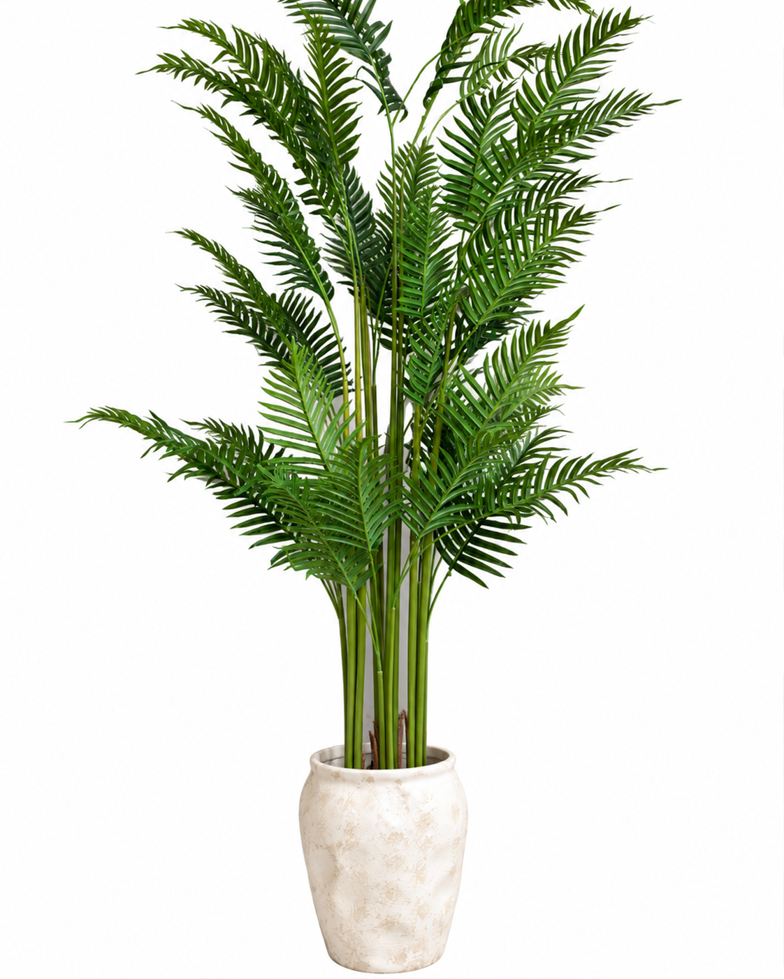 Majestic Areca Artificial Indoor Plant For Home ( 6.6 Feet ) (Natural Feel)