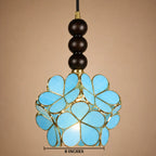 Botanica Orb Pendant Light For Living Room & Item  for Home Decoration - Blue