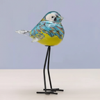 Sky Song Bird Handblown Glass Showpiece & Items for Room Decoration