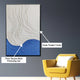 Flow of Calm Modern Wall Art ( 32 x 47 Inches )
