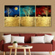 Tree of Life Framed Canvas Wall Art - Set of 3