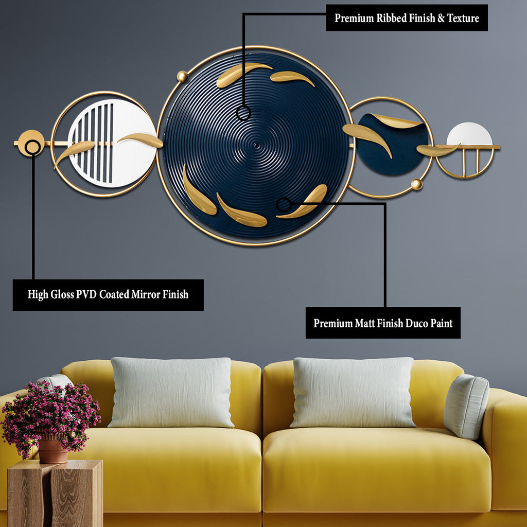 Stellar Stride Metallic Wall Decor