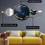 Stellar Stride Metallic Wall Decor