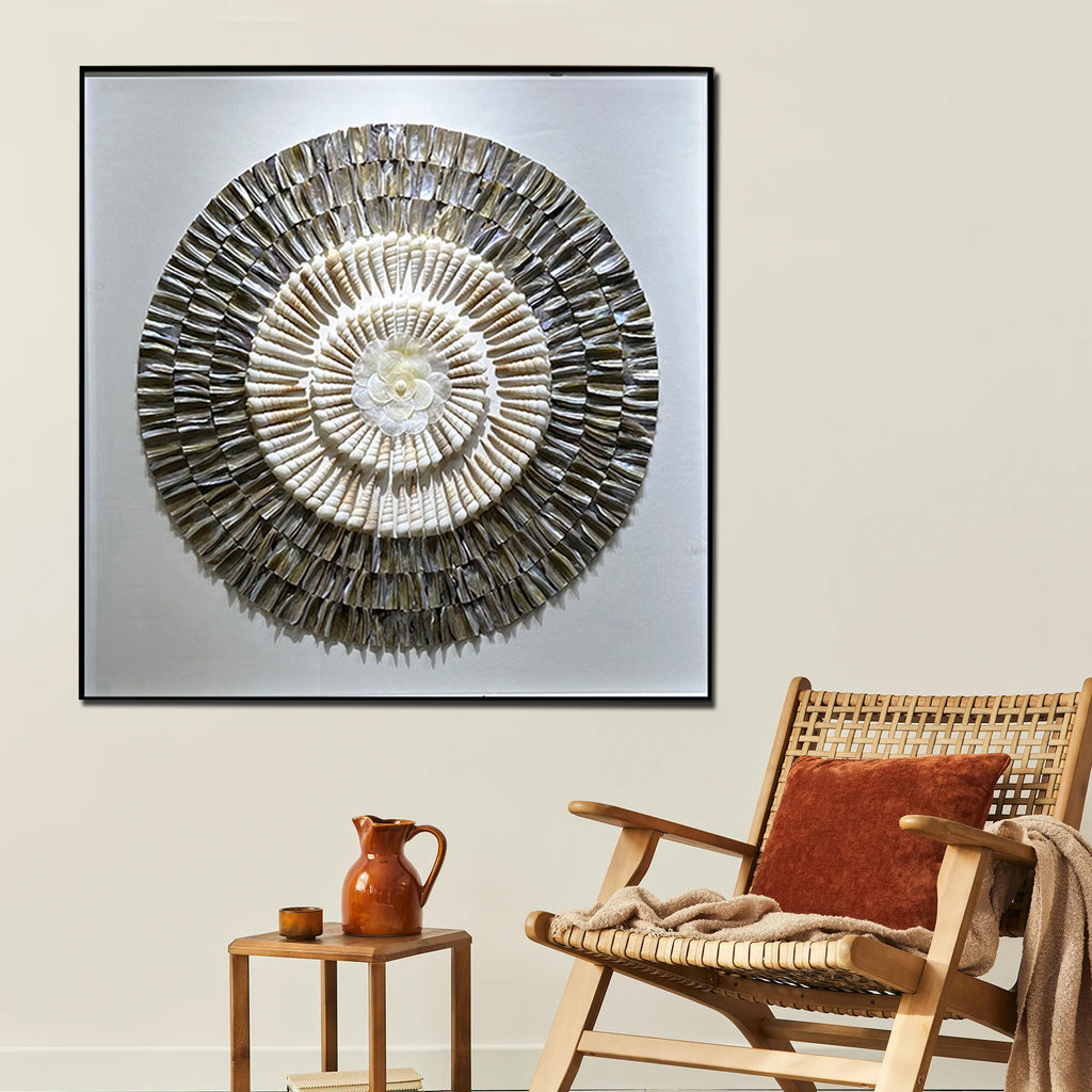 Harmonious Bloom Wall Decor Shadow Box & Item for Home Decoration