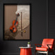 Musical Violin Pop Art Shadow Box