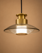 Golden Eclipse Pendant Light For Living Room & Home Decoration item - Grey