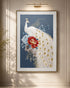 The White Peacock Handmade Wall Painting for Home & Wall Decoration Item ( 47x31.5 Inches )