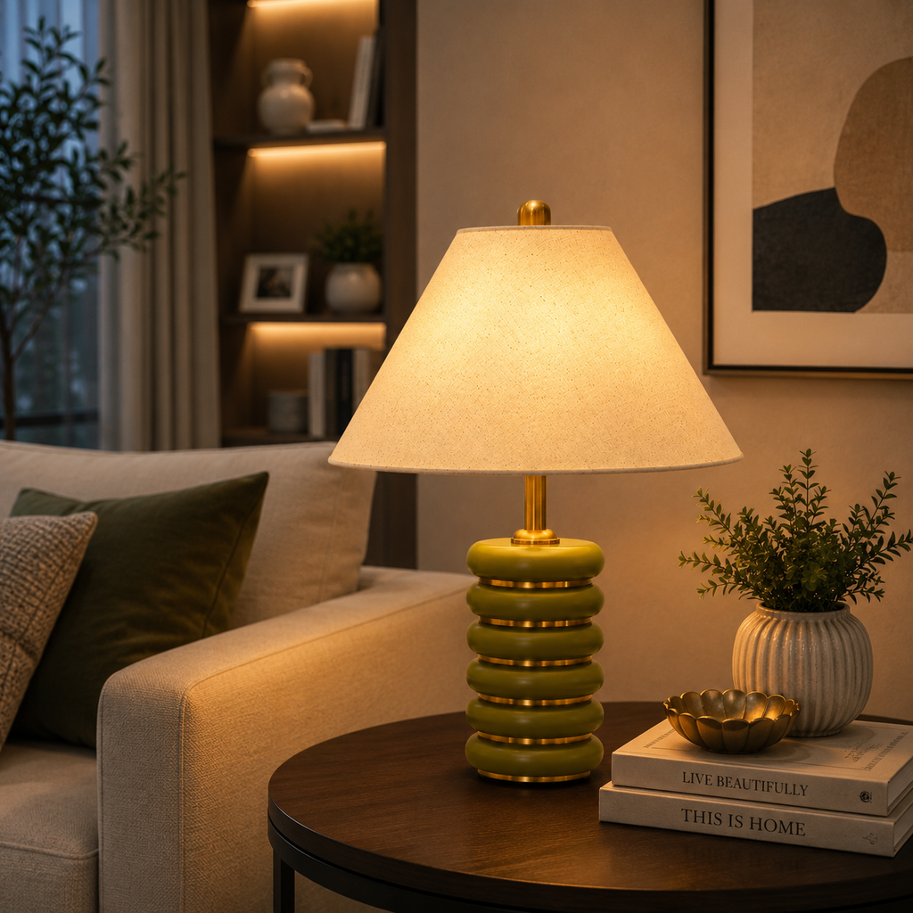 Lumis Stack Table lamp for Home & Item for Home Decoration (Italian Designer Collection)