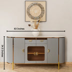 Classic Charm Wooden Storage Cabinet and Console Table For Home & Crockery Storage Cabinet / Crockery Unit