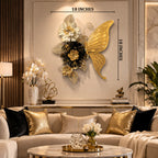 Whimsical Aura Embrace Metal Wall Decor