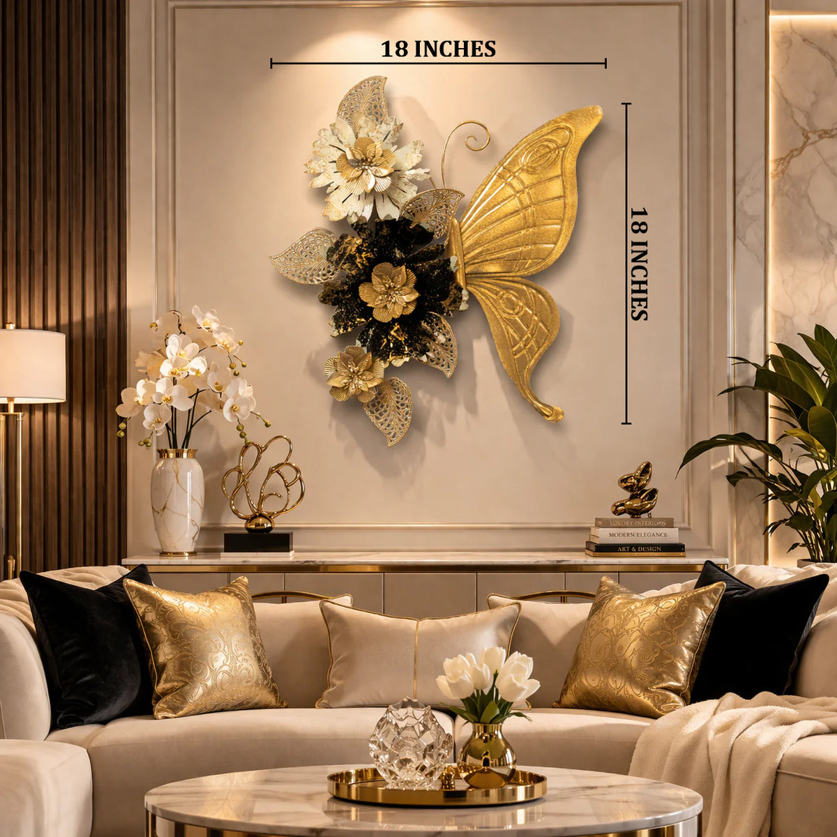 Whimsical Aura Embrace Metal Wall Decor