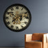 Moment Maker Luxury Designer Wall Clock With Moving Gear Mechanism Buy Wall Clock Online - Medium (Steel Body)