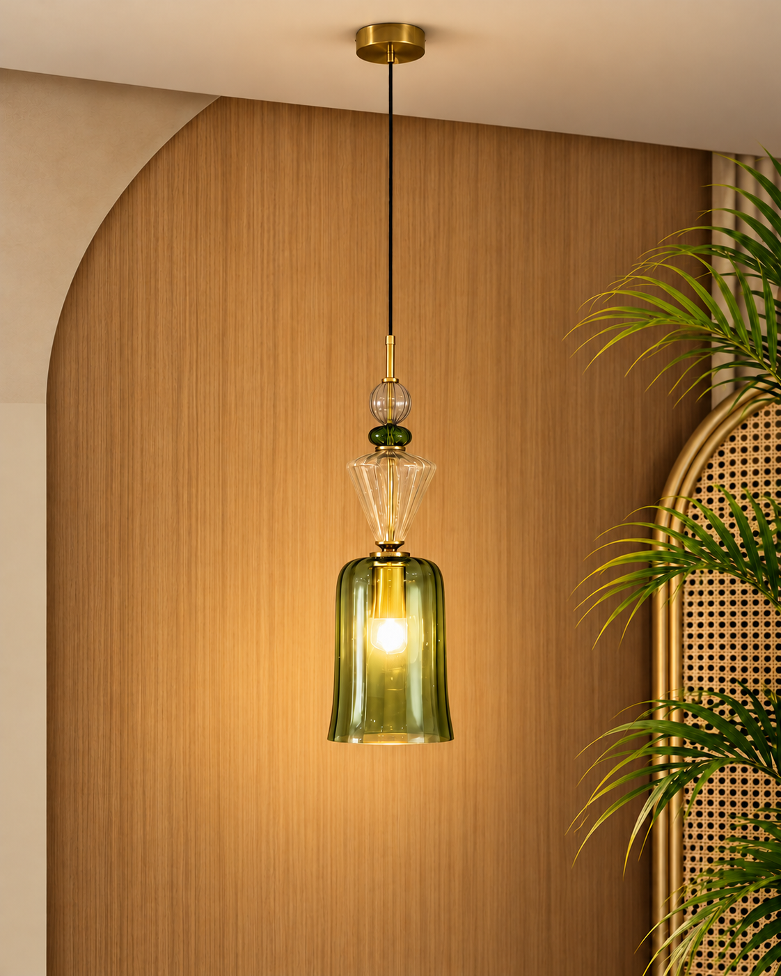 Zarelle Pendant Light For Home & Item for Home Decoration - Green