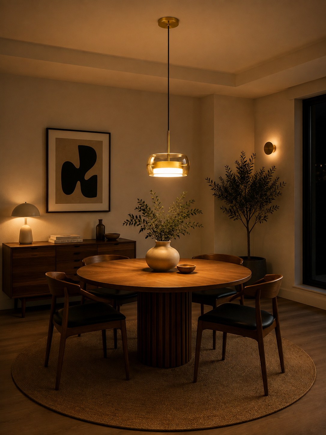 Solara Pendant Light For Living Room & Home Decoration item - Amber